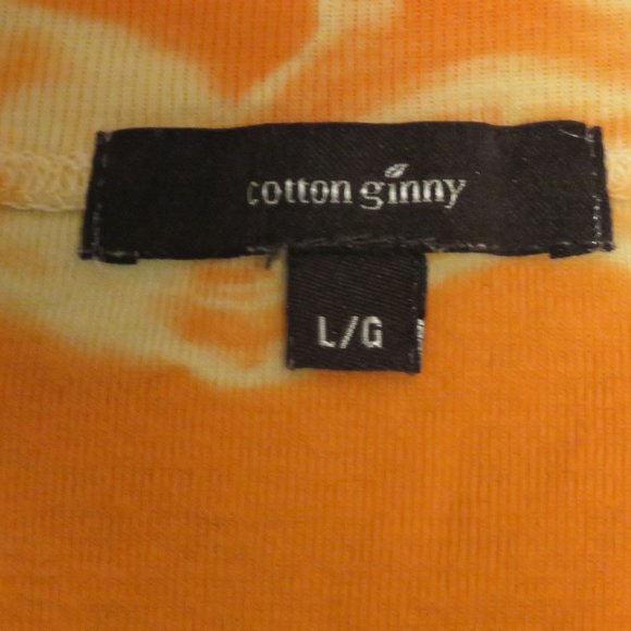 Cotton Ginny Orange Tie Dye Short Sleeve Cardigan - Picture 8 of 8